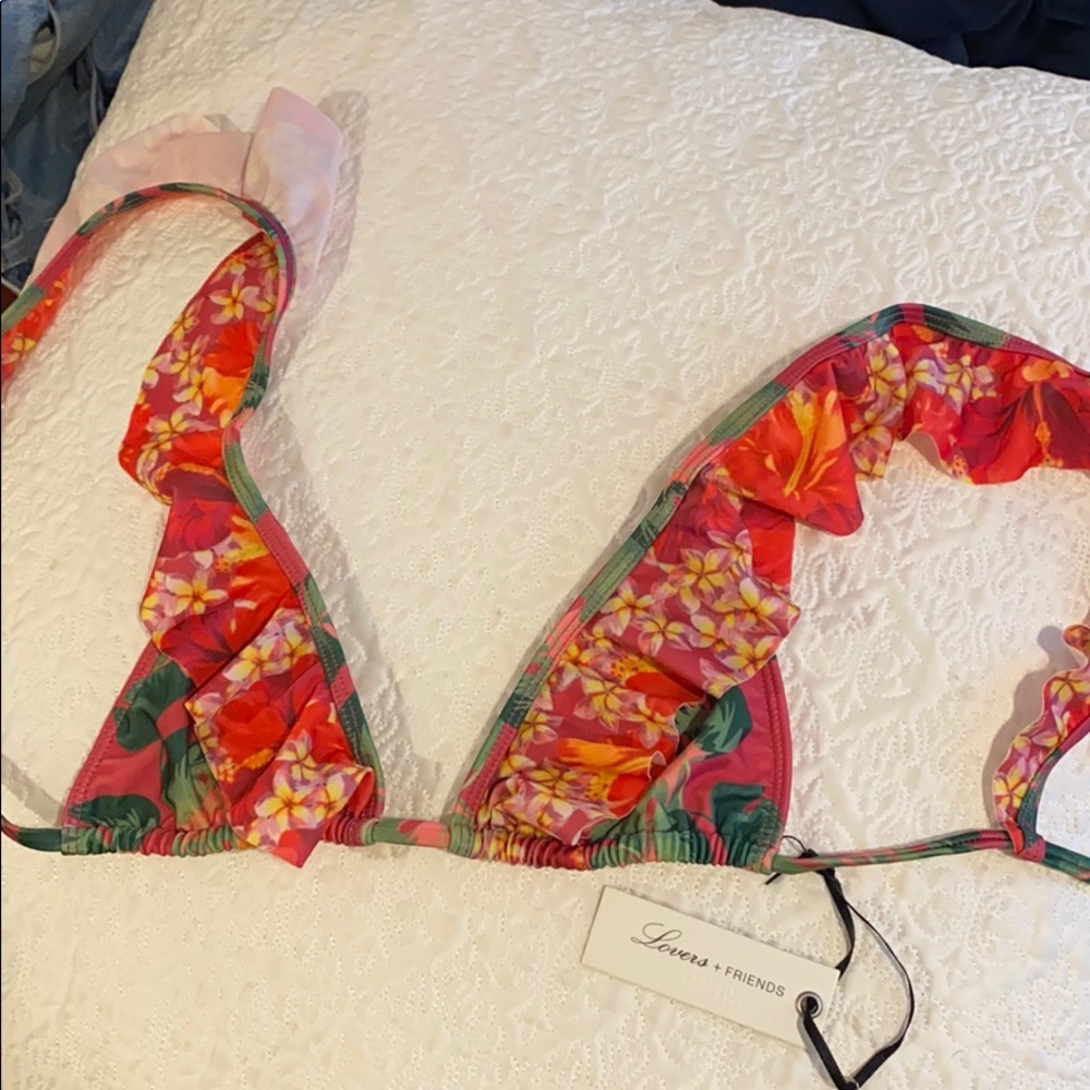 Lovers + Friends bikini top never worn